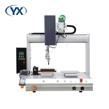 YX5331-T 5 Eksen Lehim Demir Robot Otomatik Kalay Besleme Makinesi LED Pcb Lehimleme Makinesi devre Kaynak Demir