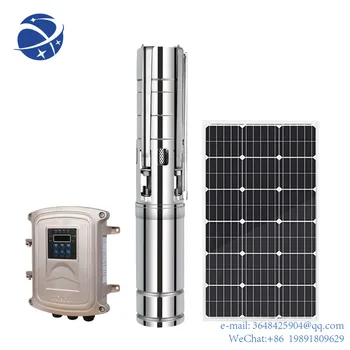YYHC HOP 4SP2-23 güneş enerjili su pompası sistemi Kaliteli Güneş AC Pompa güç dalgıç su pompası sulama için
