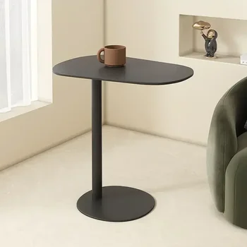 Yükseltilmiş çay masası Kanepe Yan Mobil Oturma Odası Yatak Odası Mini köşe masa lambası Lüks Küçük Birim Demir Sanat Yan Sehpa
