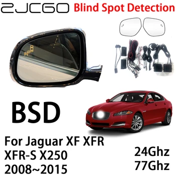 ZJCGO araç BSD'Sİ Radar Uyarı Sistemi Kör Nokta Algılama Güvenlik Sürüş Uyarısı Jaguar XF XFR için XFR-S X250 2008~2015