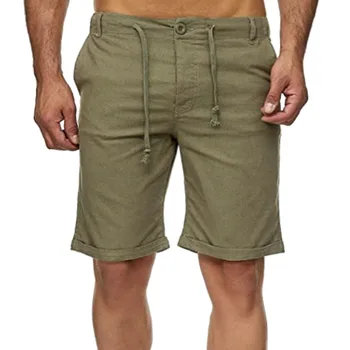Çizgi Pamuk Şort Erkek Katı cep pantolon Yaz Parti İpli Tatil Pantolon Kısa Hawaii Plaj Katı Ter kısa pantolon