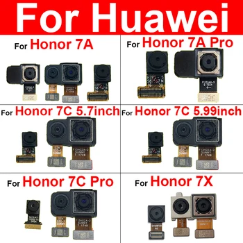Ön ve Arka Kamera Modülü Için Huawei Onur 7A 7C 7X 7A Pro 7C Pro Arka Ana Büyük Kamera Ön Küçük kamera kablosu Kablo Tamir Parçaları