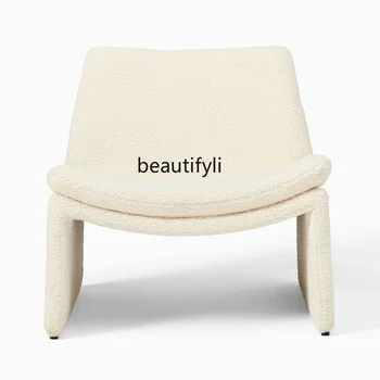 Özel Şekilli Kumaş Tek Kişilik Kanepe Sandalye Boş sandalye ışığı Lüks Modern Oturma Odası Balkon Güzellik Salonu Salonu SofaChair
