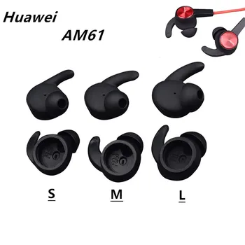 3 Pairs Silikon Kulaklık Kulak Tomurcukları Kanca Uçları Huawei Onur İçin xsport AM61 Kulaklık Bluetooth uyumlu Kulak İçi Kulaklık L / M / S